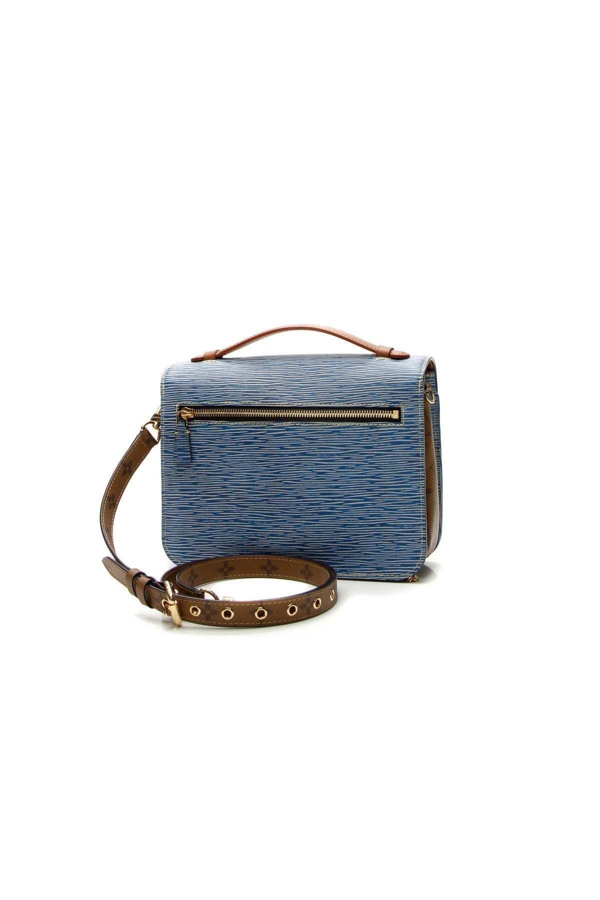 Epi Pochette Metis Bag - Denim Light
