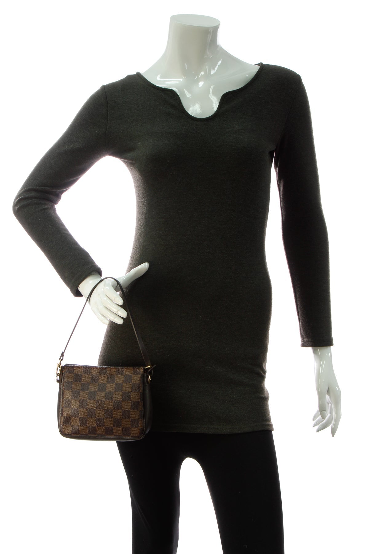 Vintage Trousse Pochette Bag - Damier Ebene