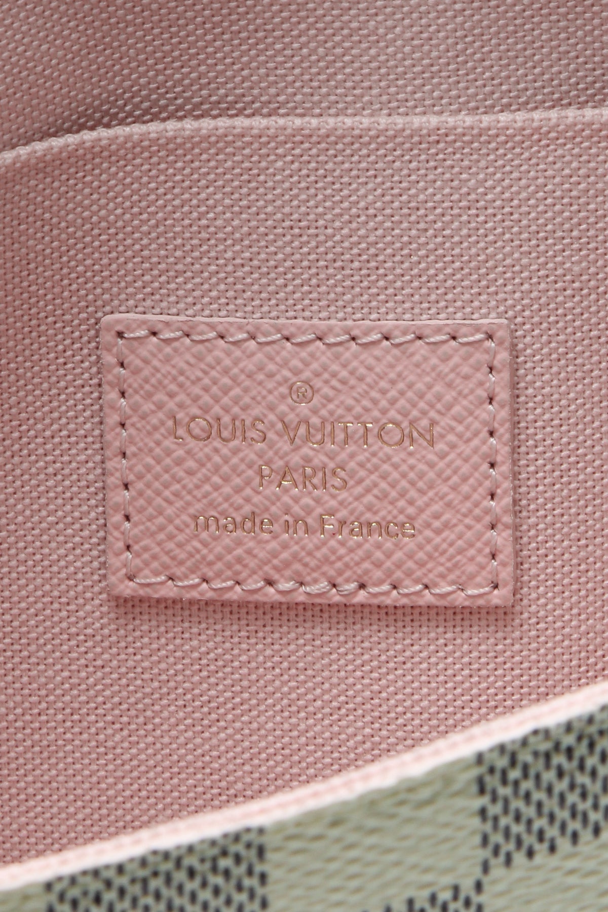 Felicie Pochette Bag - Eau de Rose/Damier Azur