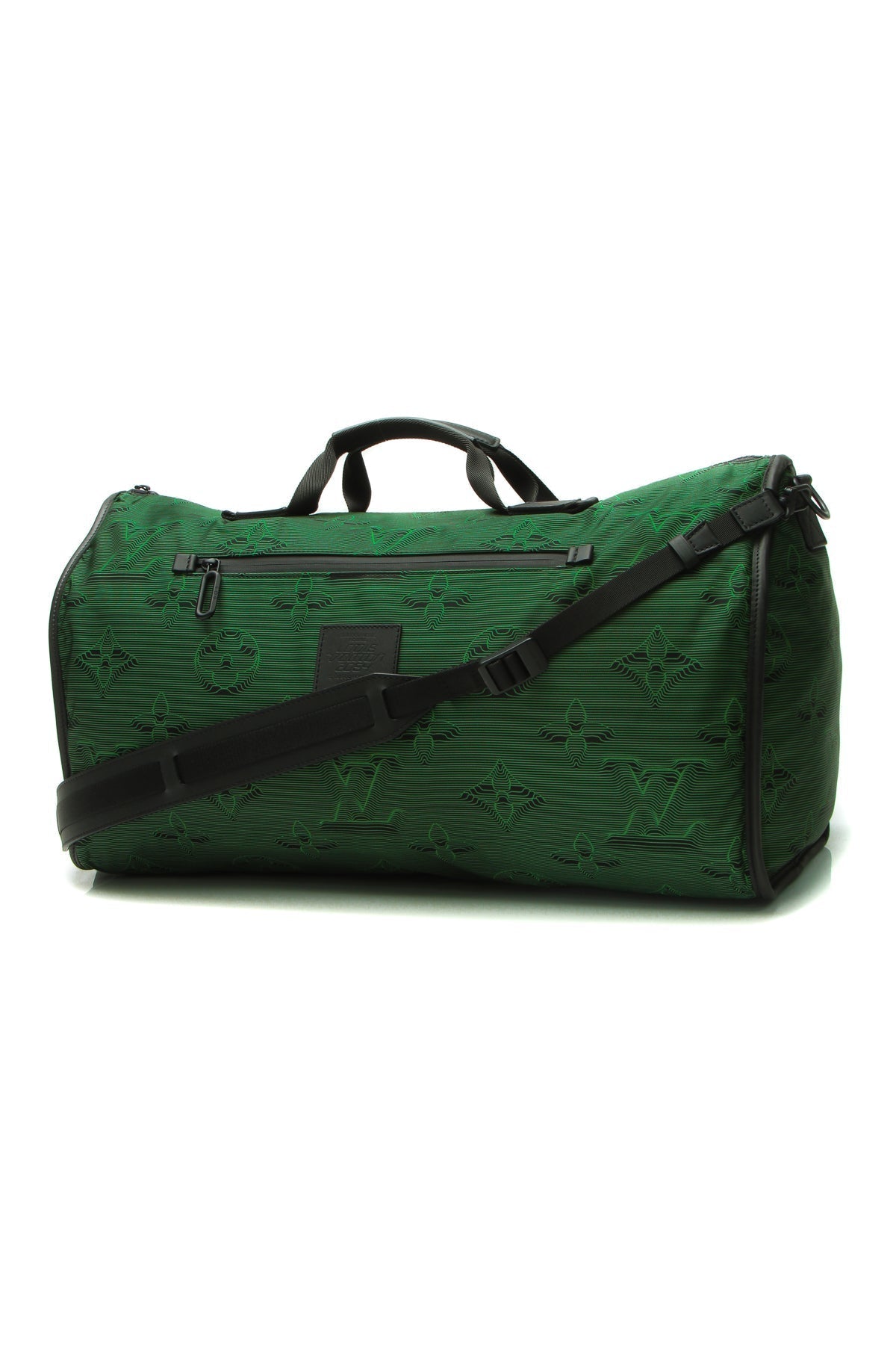 Reversible Keepall Bandouliere 50 Travel Bag - Black/Green