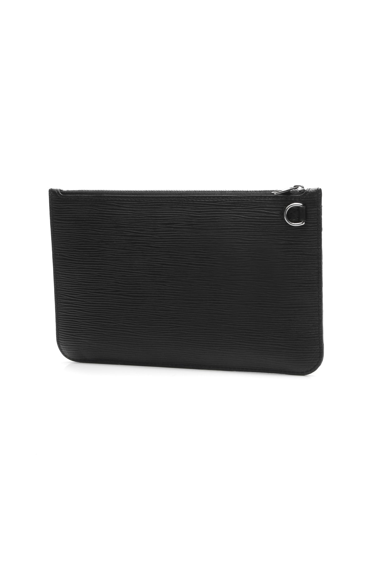 Epi Neverfull Pouch Wristlet Bag - Black