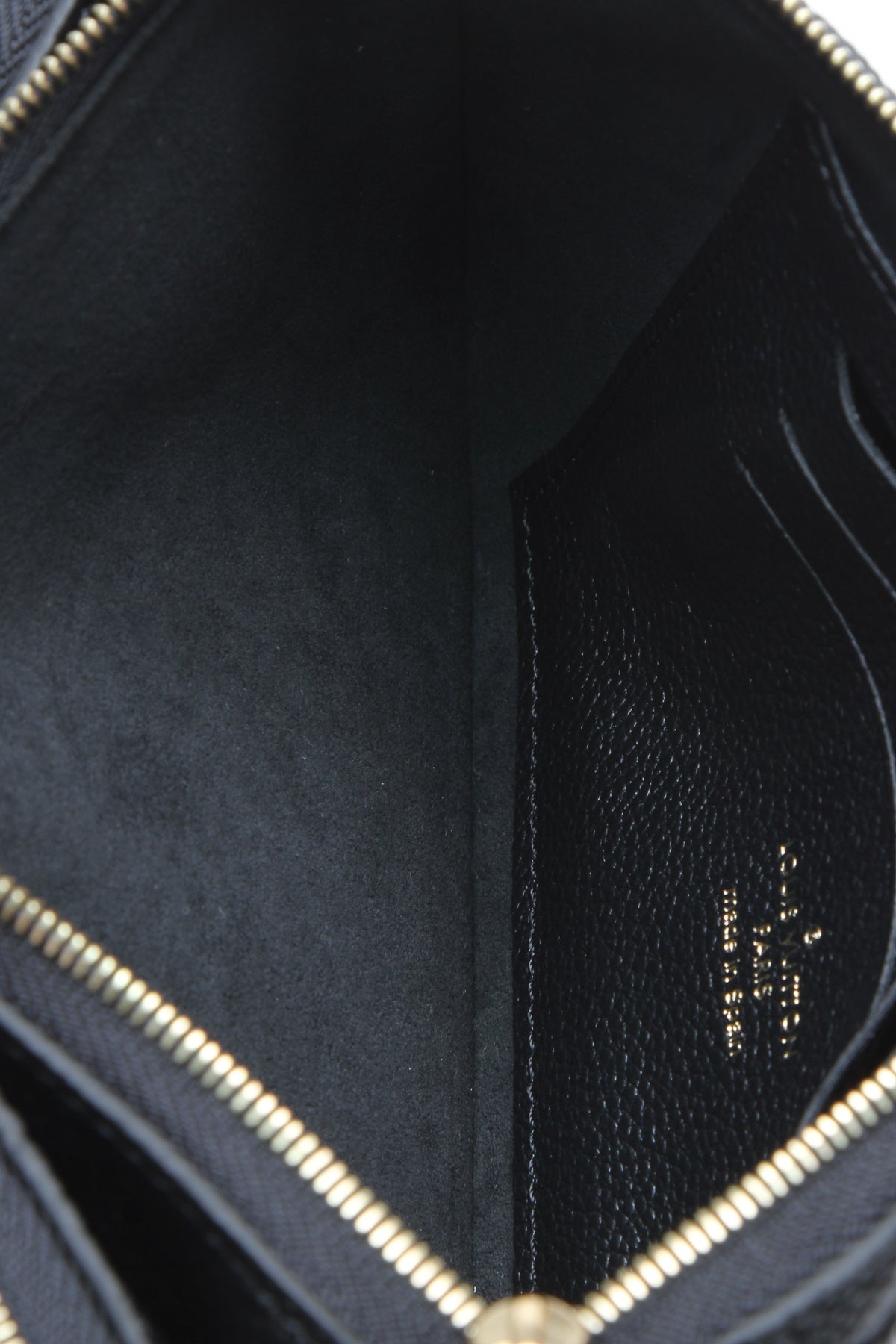 Empreinte Double Zip Pochette Bag - Black