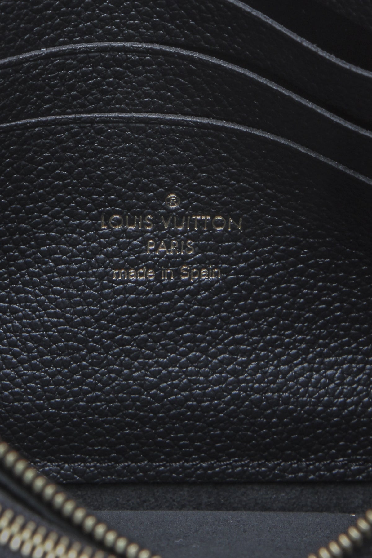 Empreinte Double Zip Pochette Bag - Black