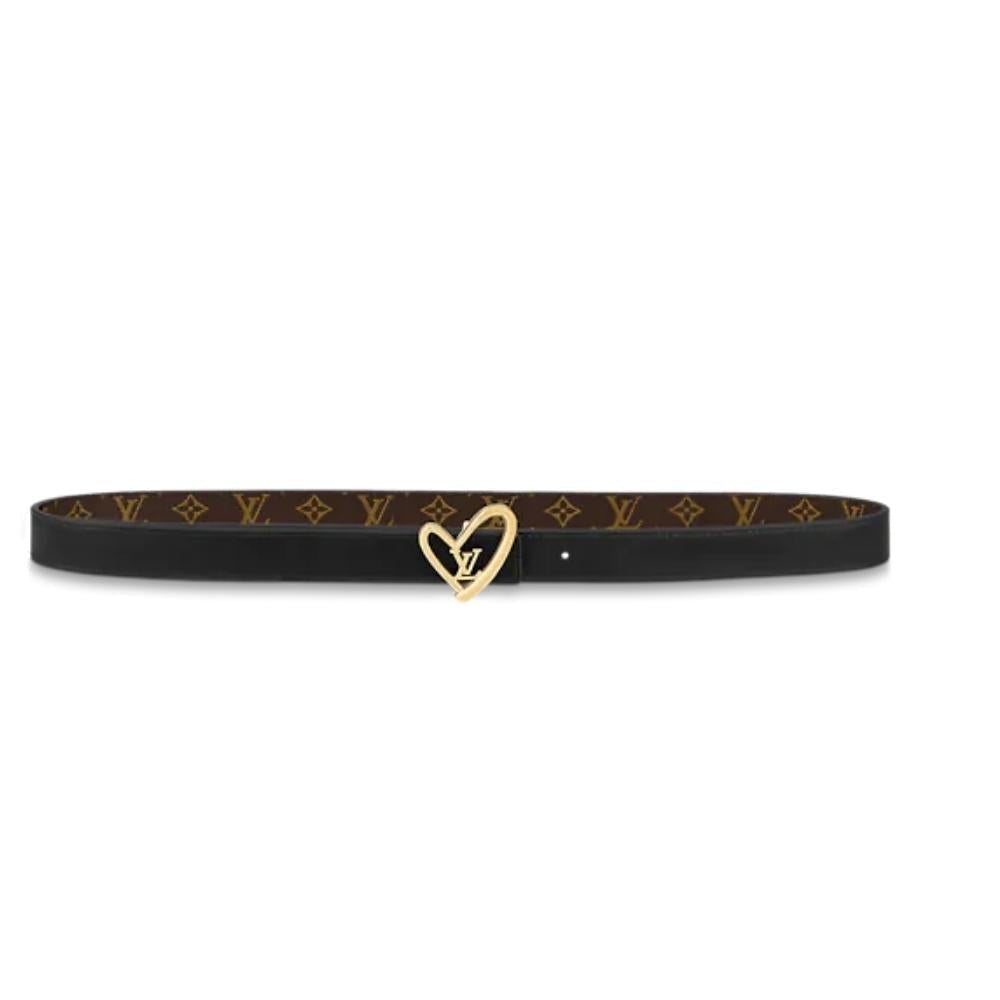 Leather Belt Louis Vuitton-FALL IN LOVE REVERSIBLE 20MM BELT