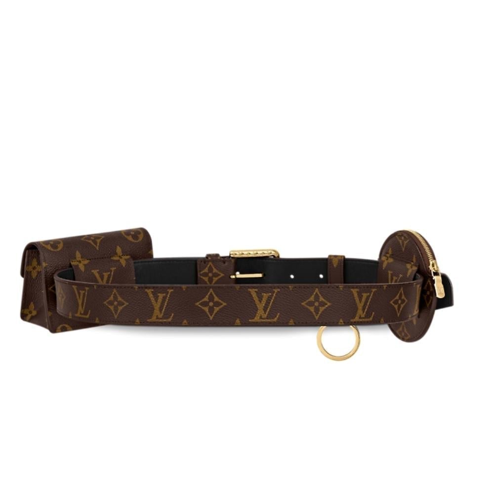 Leather belt Louis Vuitton-DAILY MULTI POCKET 30MM BELT