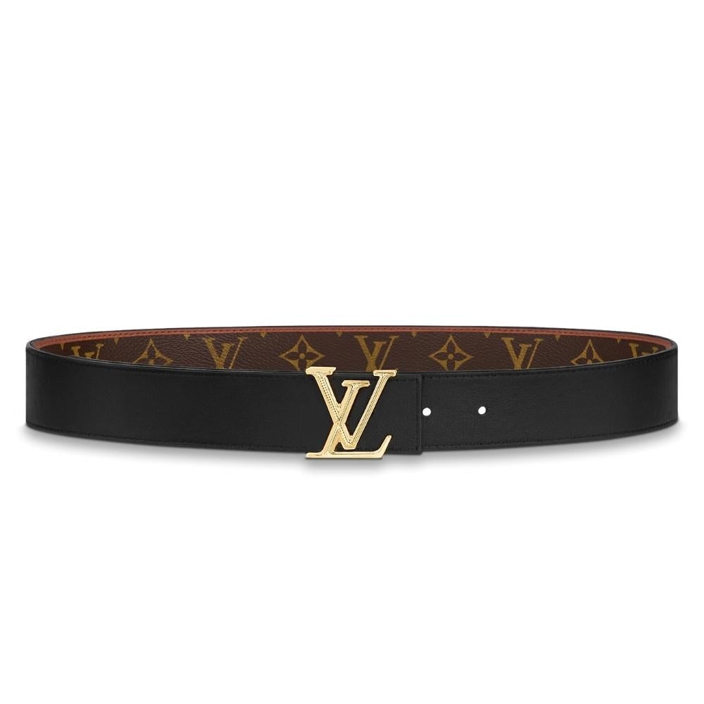 Leather Belt Louis Vuitton-LV CHAIN 30MM REVERSIBLE BELT
