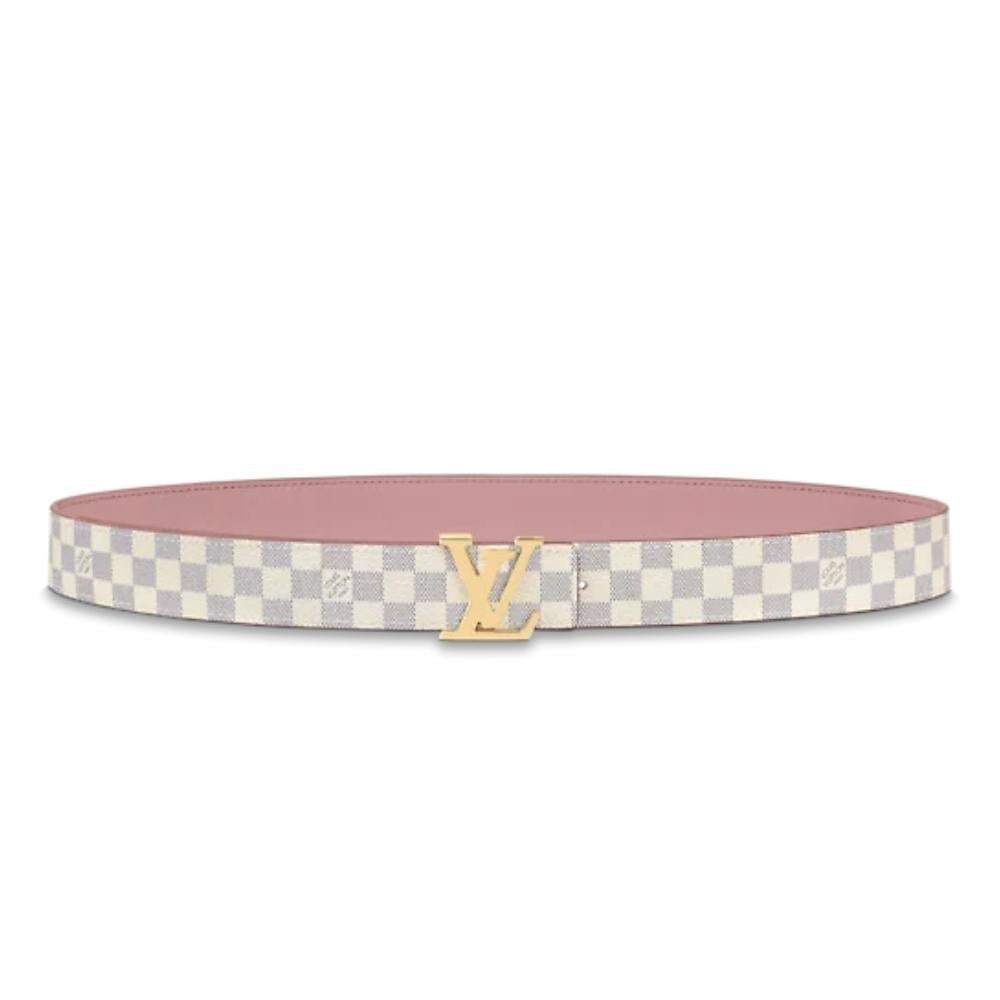 Leather Belt Louis Vuitton-LV INITIALES 30MM REVERSIBLE BELT
