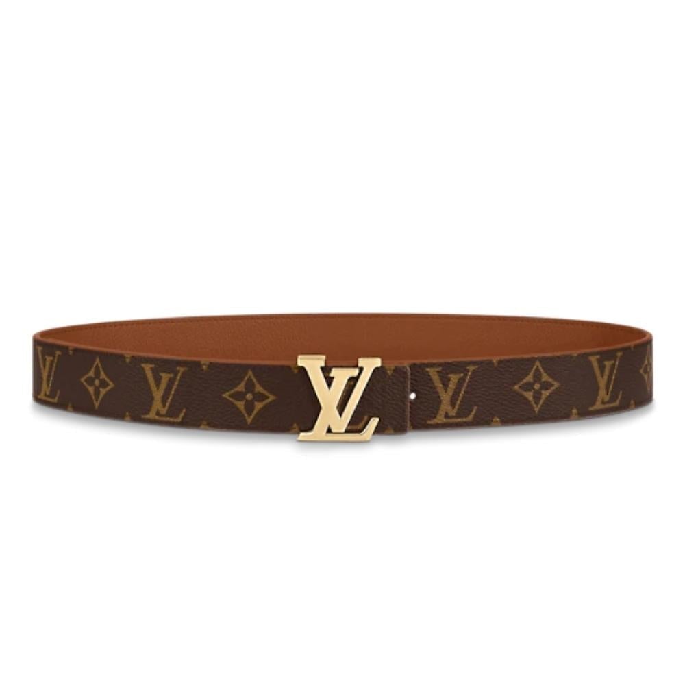 Leather Belt Louis Vuitton-LV INITIALES 30MM REVERSIBLE BELT