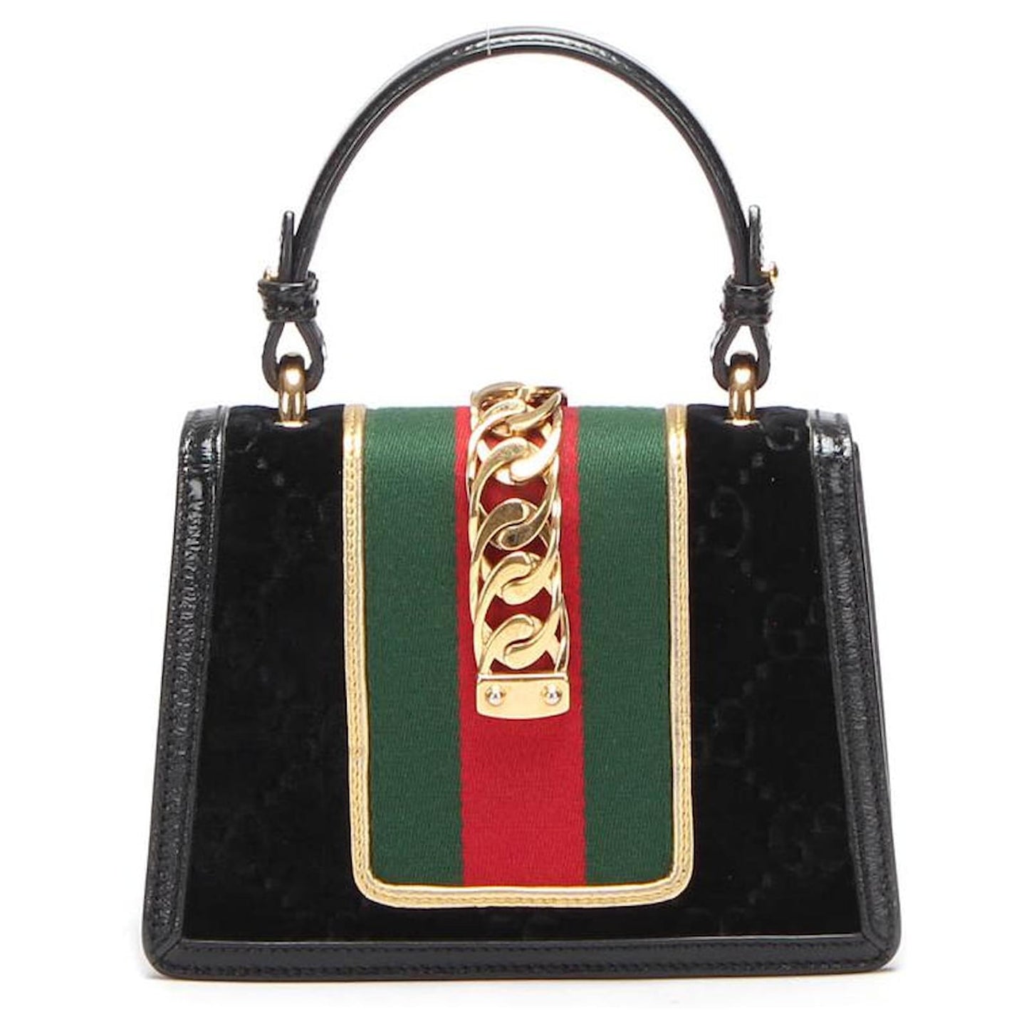 Gucci Mini Sylvie Suede Shoulder Bag