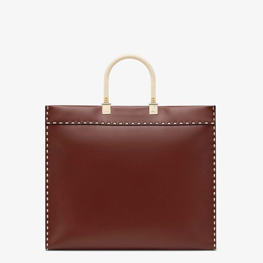 Fendi Medium Leather Shopper