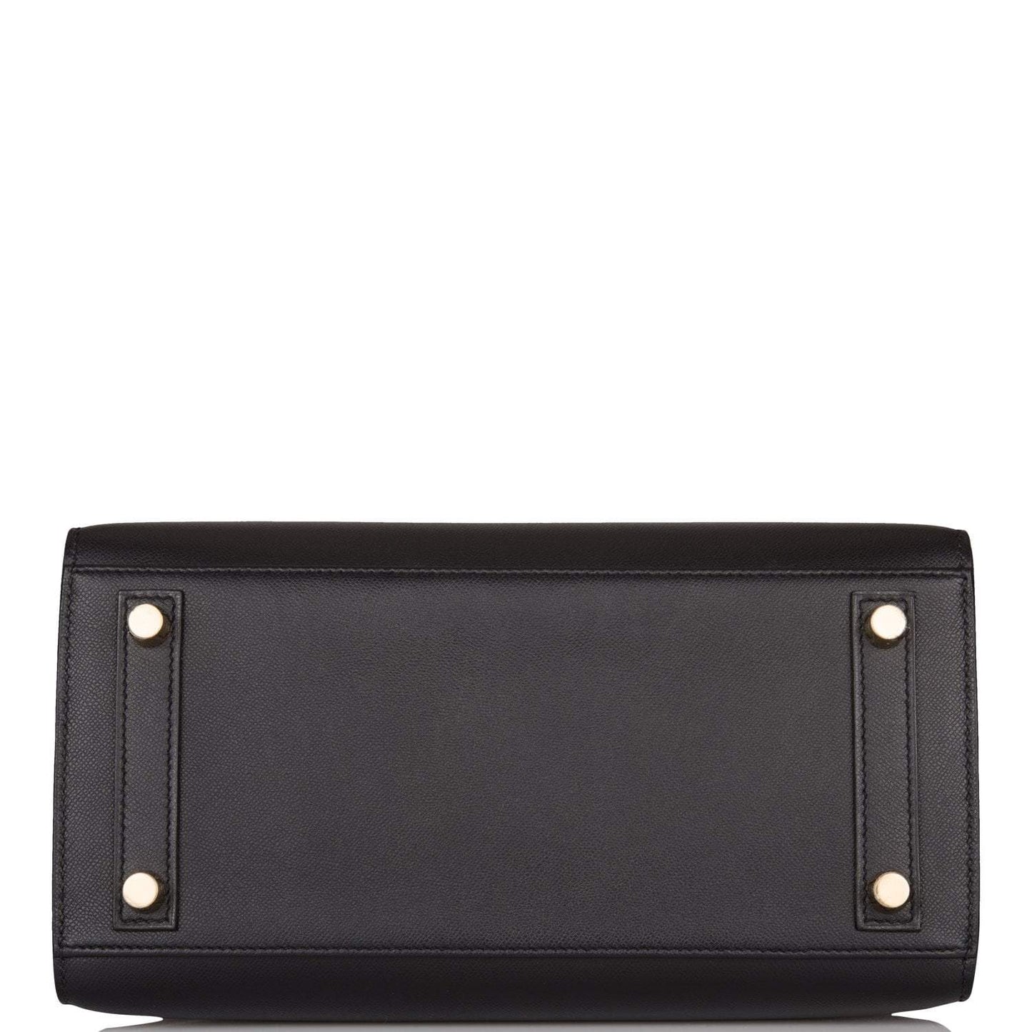 Hermes Black Veau Madame Sellier Birkin 25cm Gold Hardware