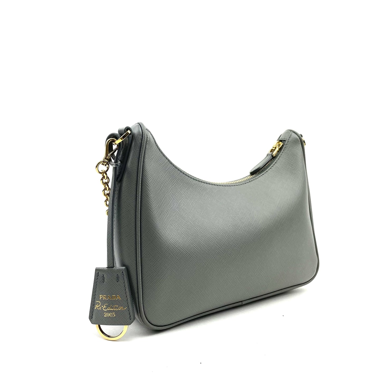 PRADA Saffiano Re-Edition 2005 Shoulder Bag Marmo