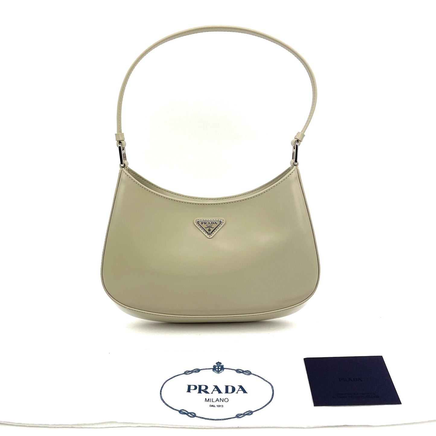 PRADA 2021 Spazzolato Cleo Bag
