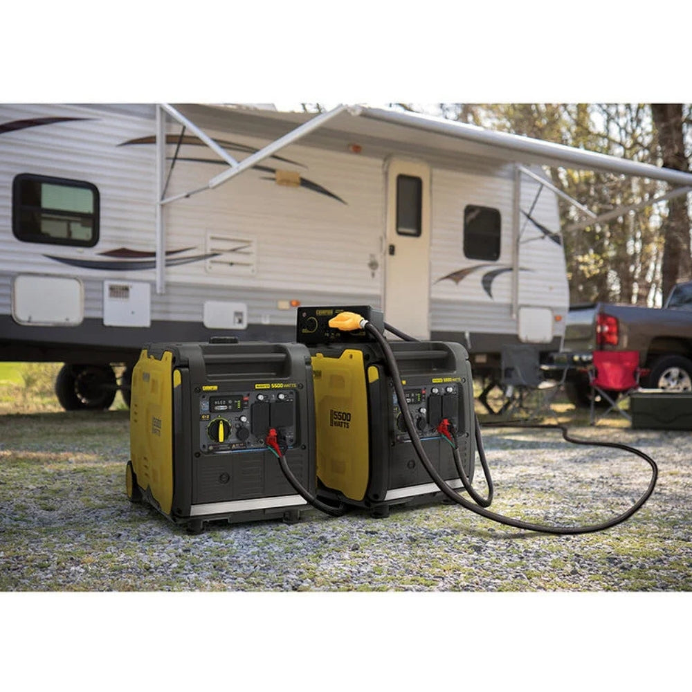 Champion Power Equipment 5500Watt Wireless Remote Start RV Ready Portable Inverter Generator with Quiet Technology & CO Shield