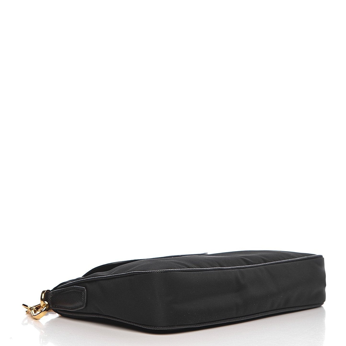 Black Nylon Saffiano Crossbody