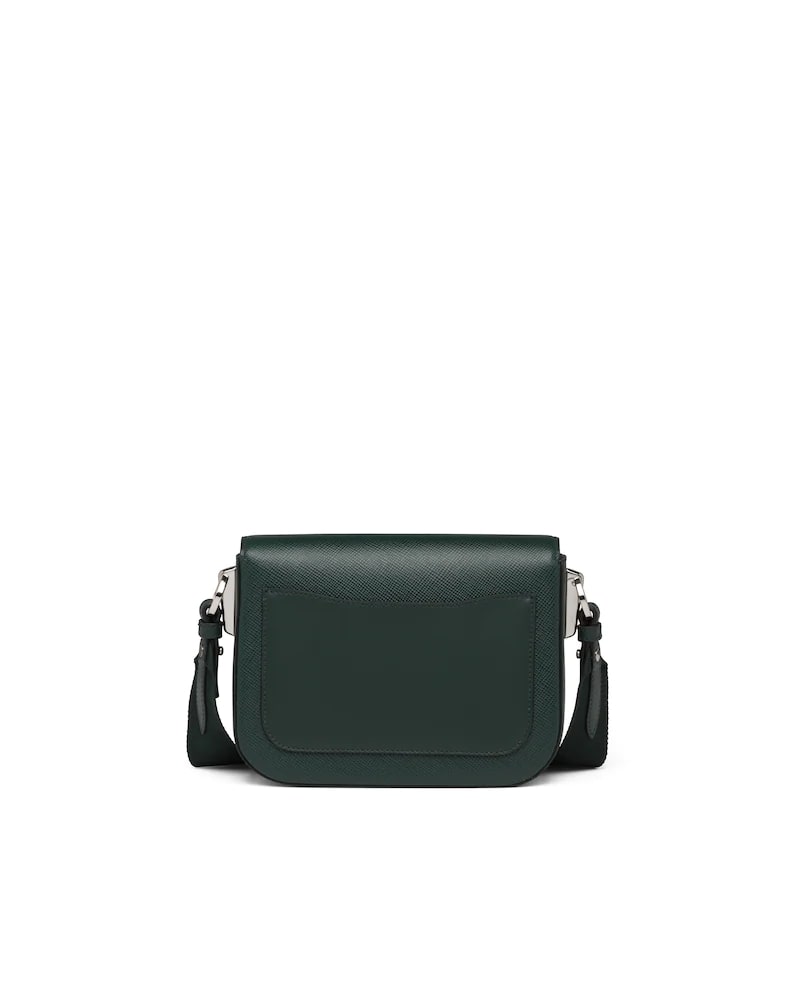 Saffiano Leather Prada Identity Shoulder Bag