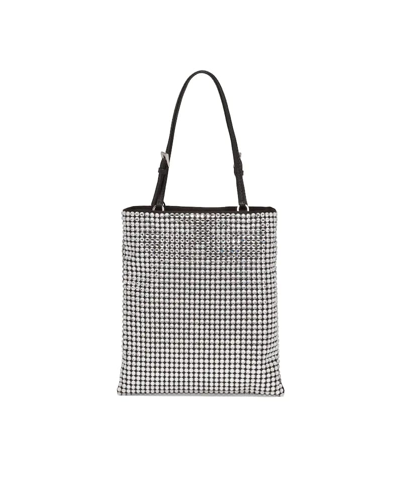 Satin Handbag With Decoration