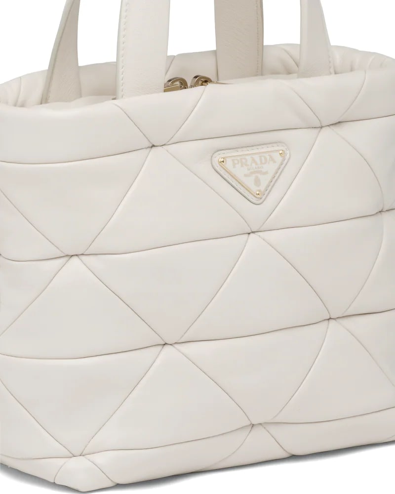 Prada System Nappa Leather Patchwork Tote