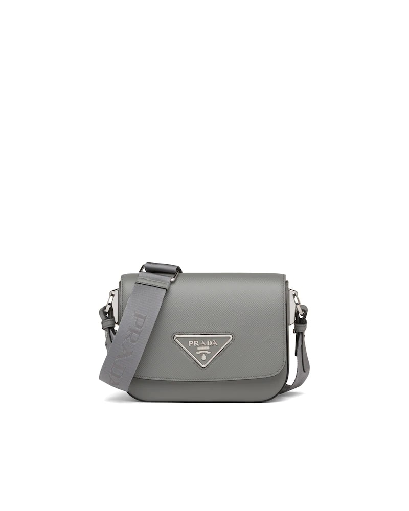Saffiano Leather Prada Identity Shoulder Bag