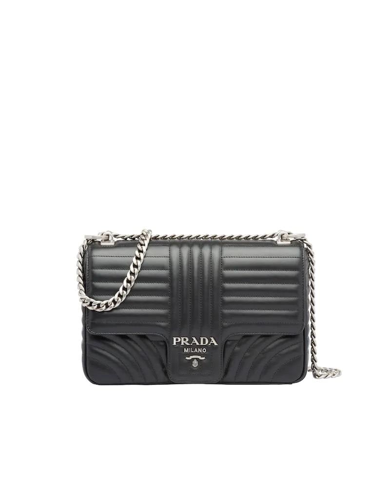 Prada Large Leather Diagramme Bag