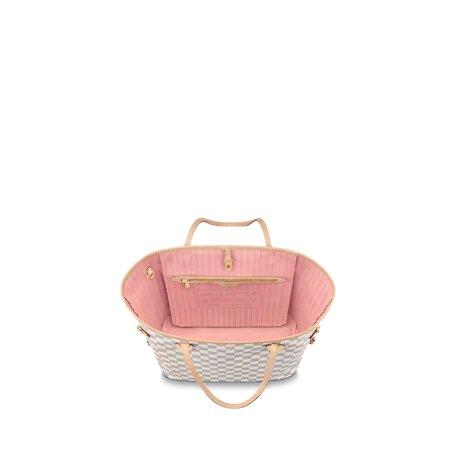 Louis Vuitton NEVERFULL MM Bag Rose Ballerine Pink