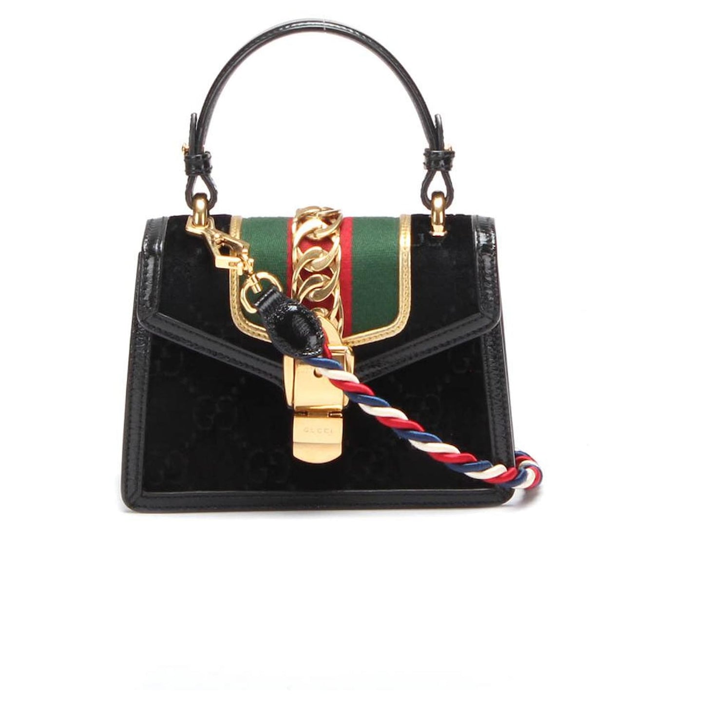 Gucci Mini Sylvie Suede Shoulder Bag