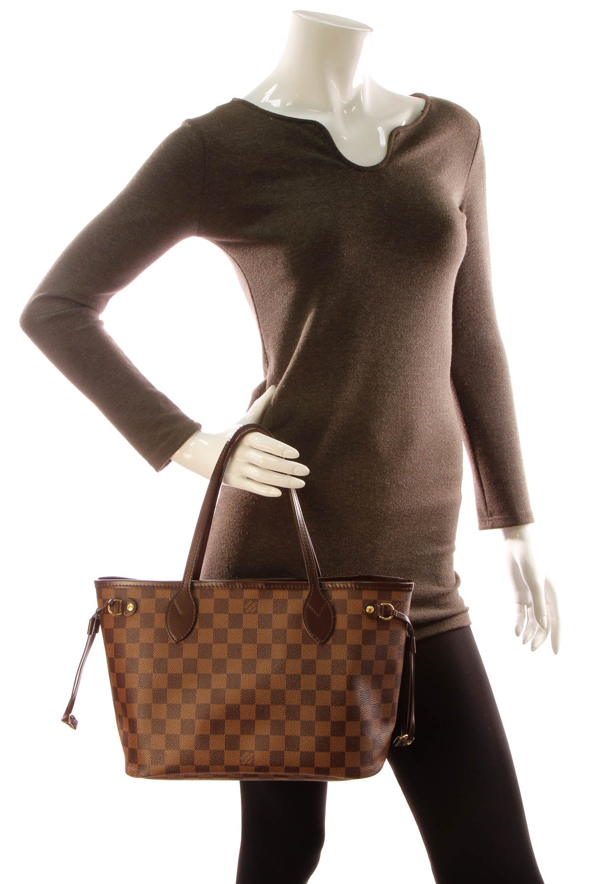 Neverfull PM Tote Bag - Damier Ebene