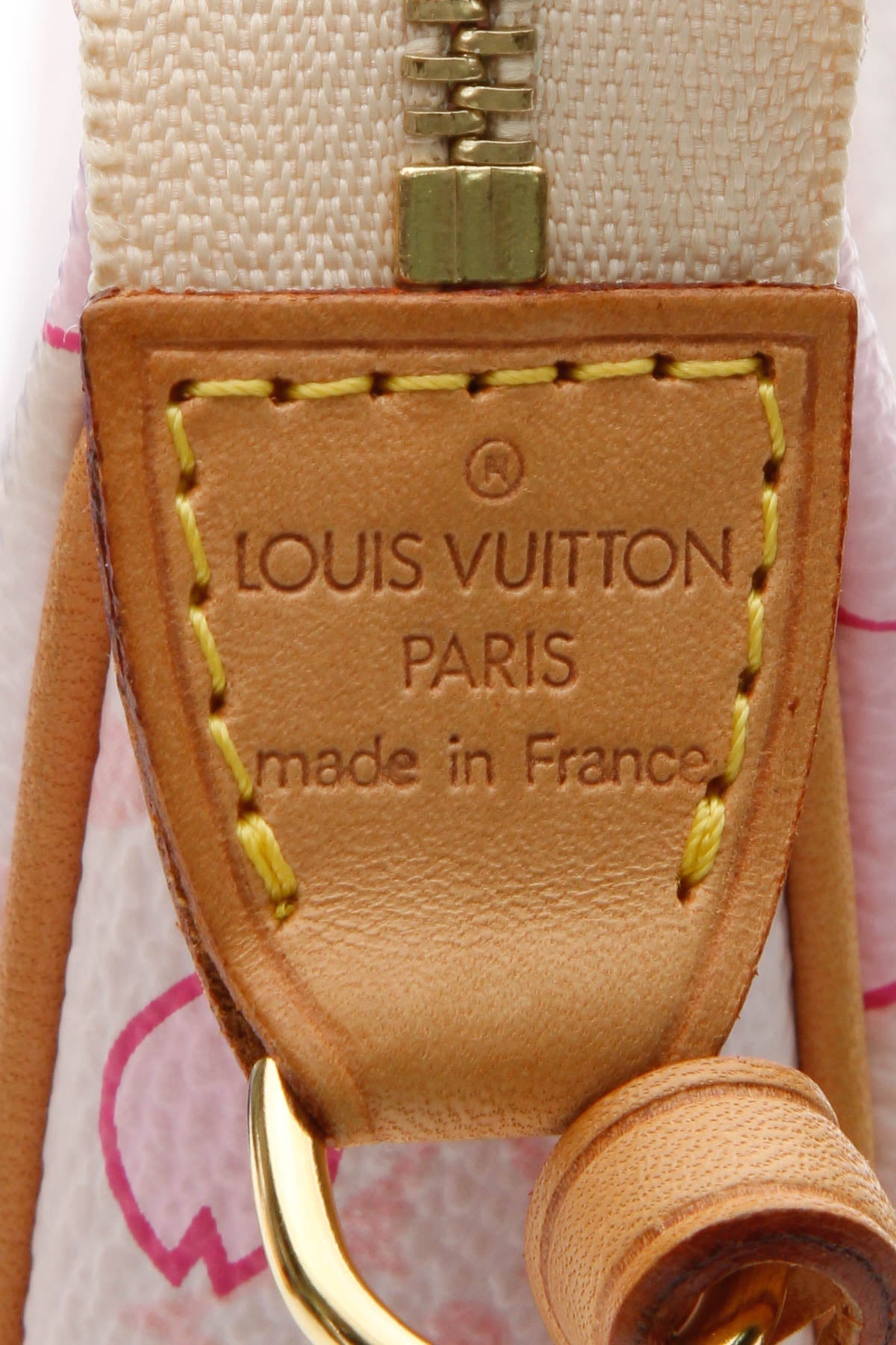 Cherry Blossom Pochette Accessories Bag - Pink Monogram