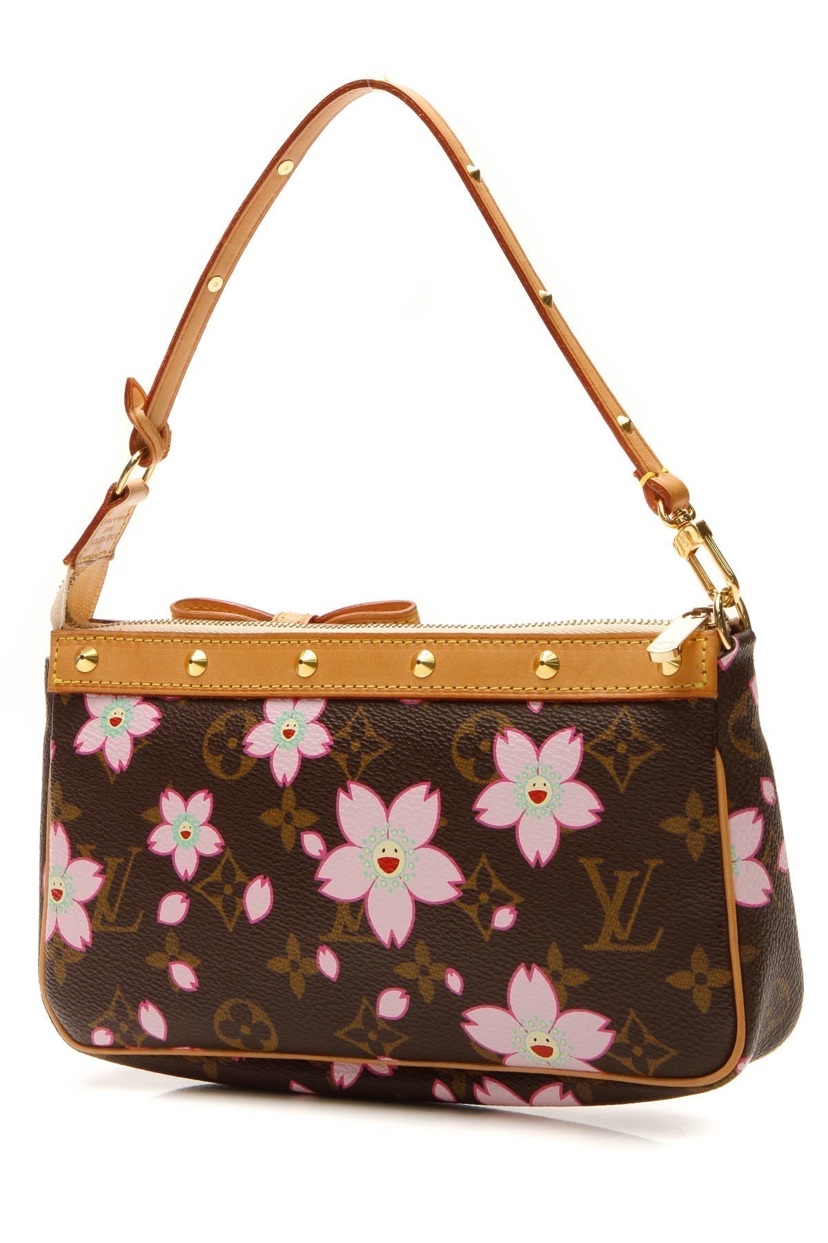 Cherry Blossom Pochette Accessories Bag - Monogram
