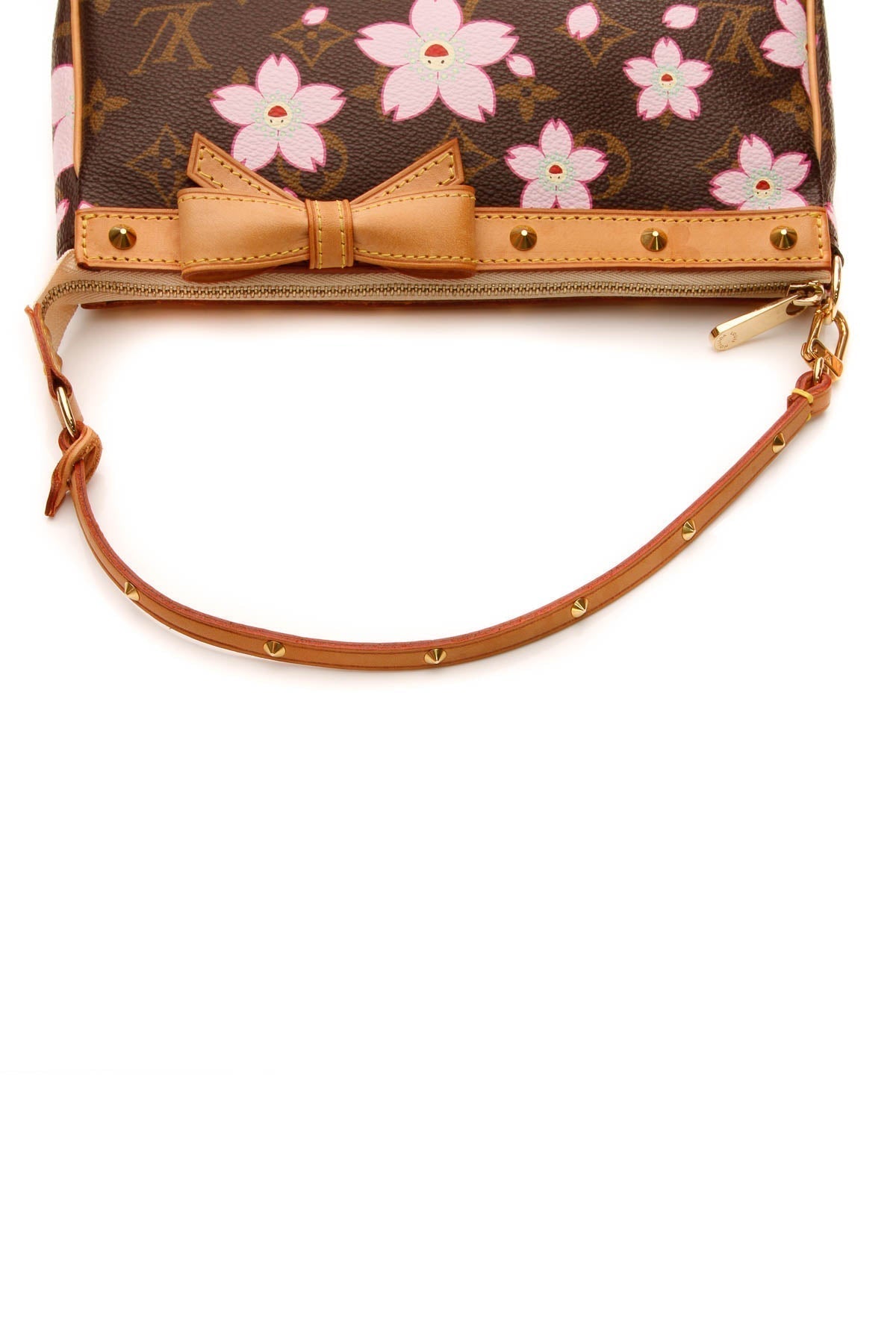 Cherry Blossom Pochette Accessories Bag - Monogram