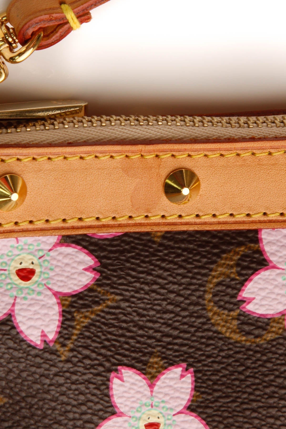 Cherry Blossom Pochette Accessories Bag - Monogram