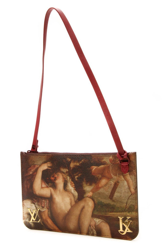 Masters Collection Titian Neverfull Pouch Bag - Burgundy