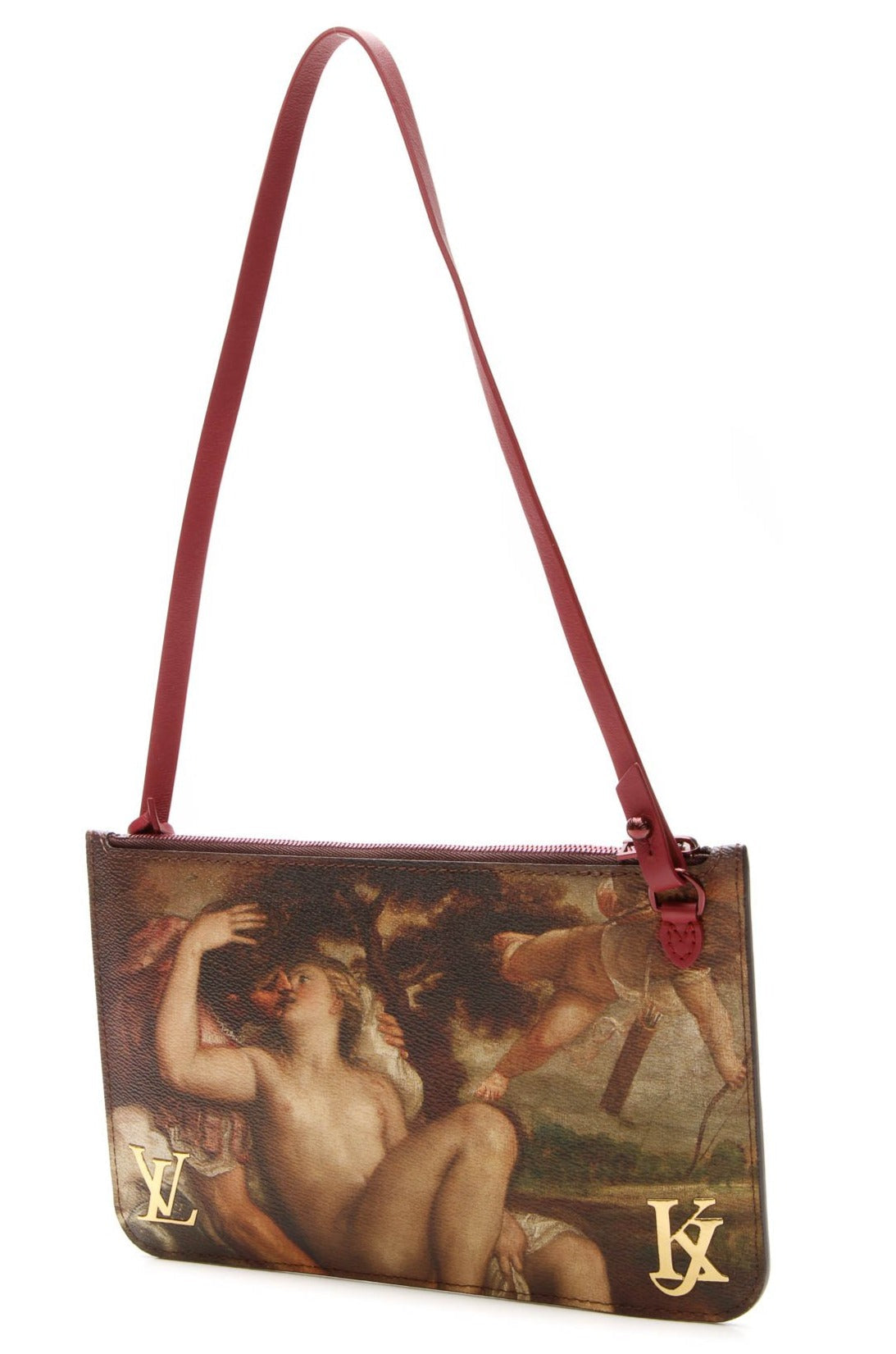 Masters Collection Titian Neverfull Pouch Bag - Burgundy