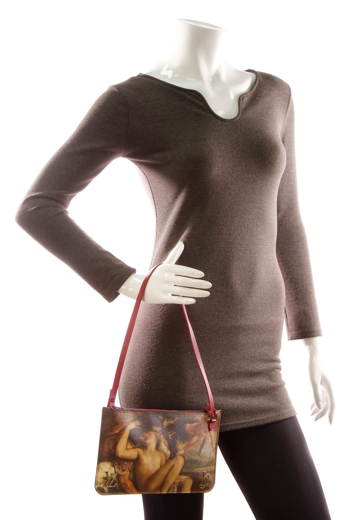 Masters Collection Titian Neverfull Pouch Bag - Burgundy