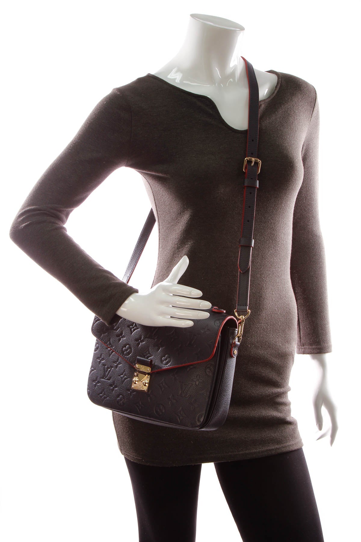 Empreinte Pochette Metis Bag - Marine Rouge