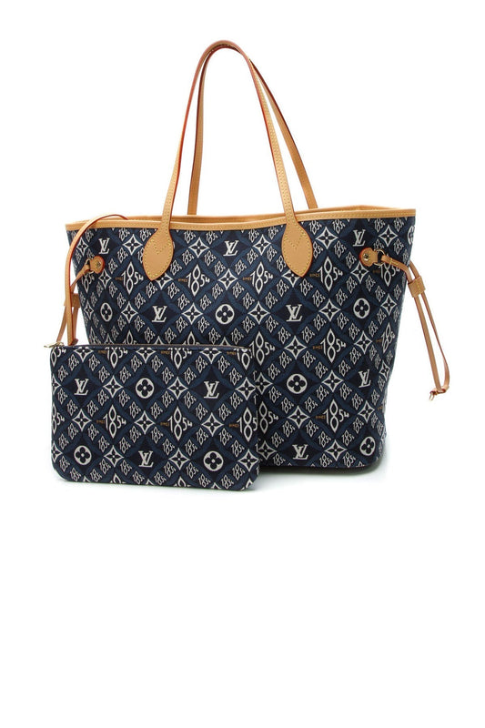 Since 1854 Neverfull MM Tote Bag - Blue Jacquard