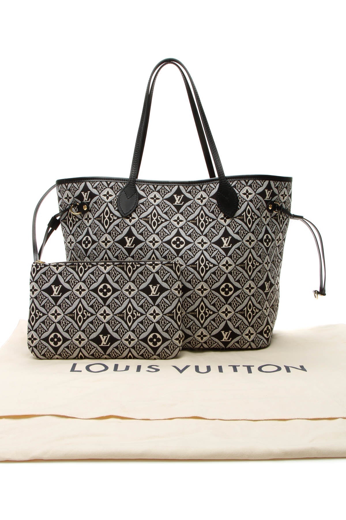 Since 1854 Neverfull MM Tote Bag - Gray Jacquard