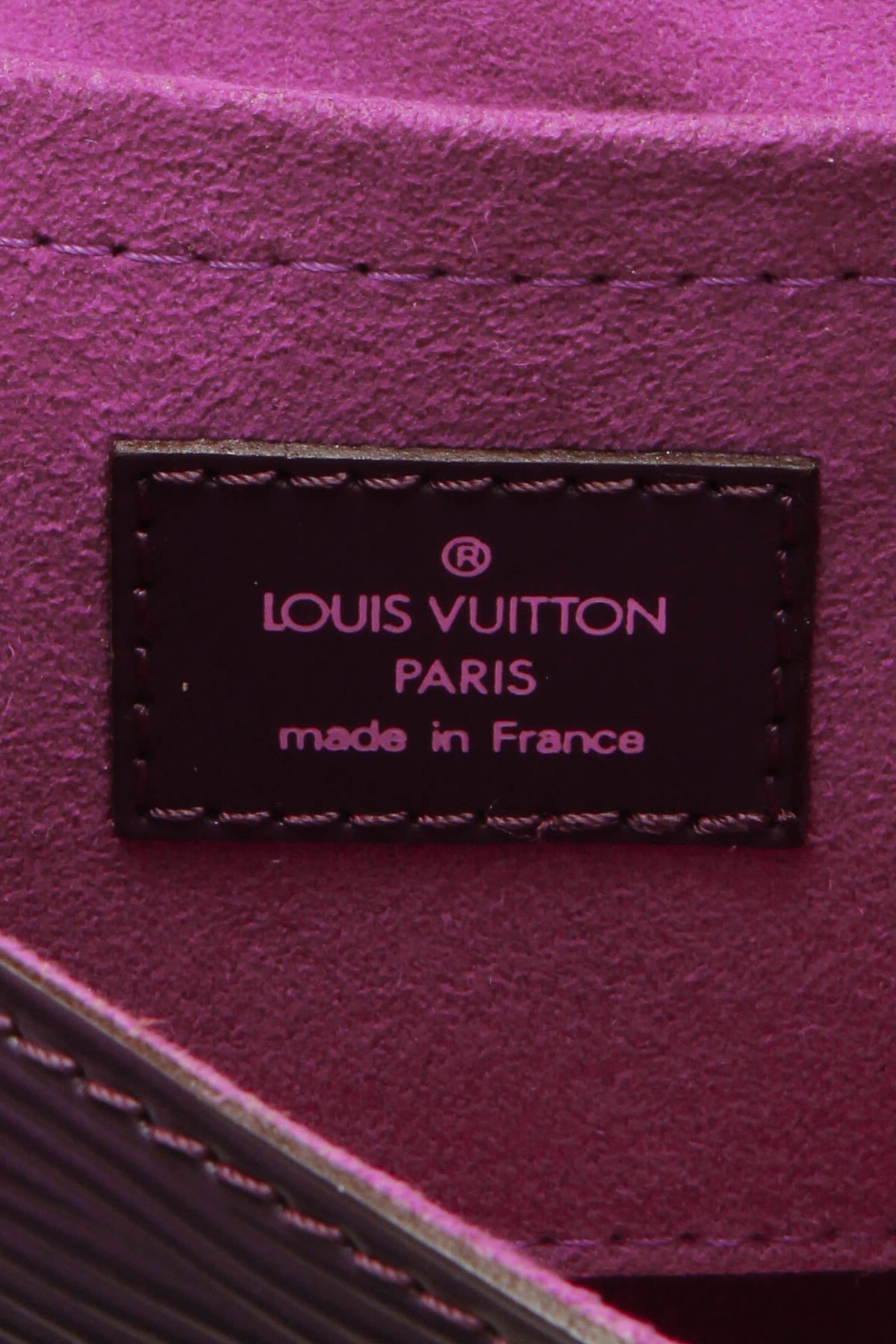 Epi Montaigne Clutch Bag - Purple