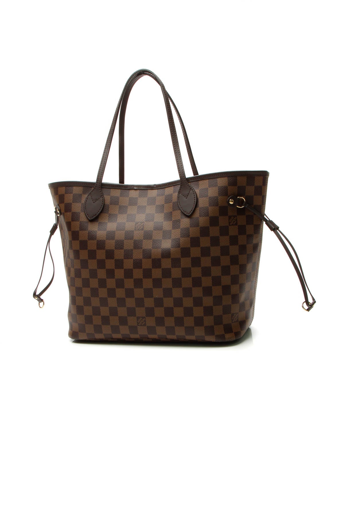 Neverfull MM Tote Bag - Damier Ebene/Cherry