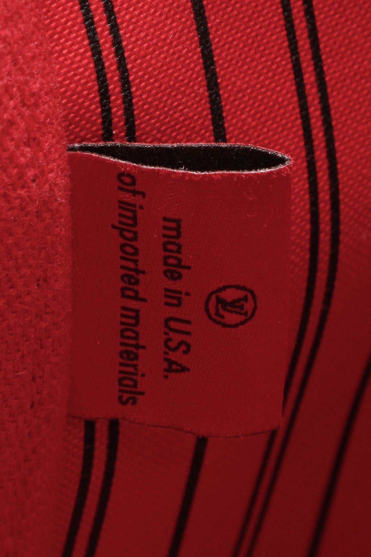 Neverfull MM Tote Bag - Damier Ebene/Cherry