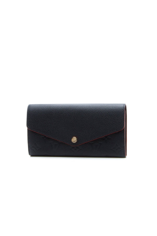 Empreinte Sarah Wallet - Marine Rouge