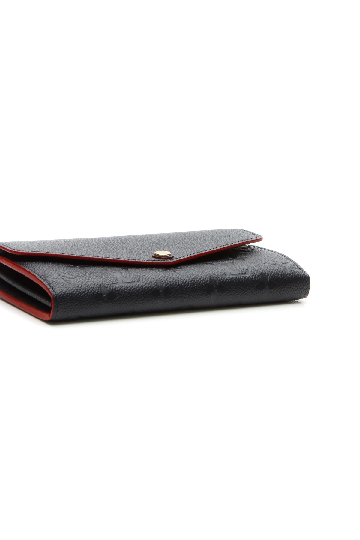 Empreinte Sarah Wallet - Marine Rouge