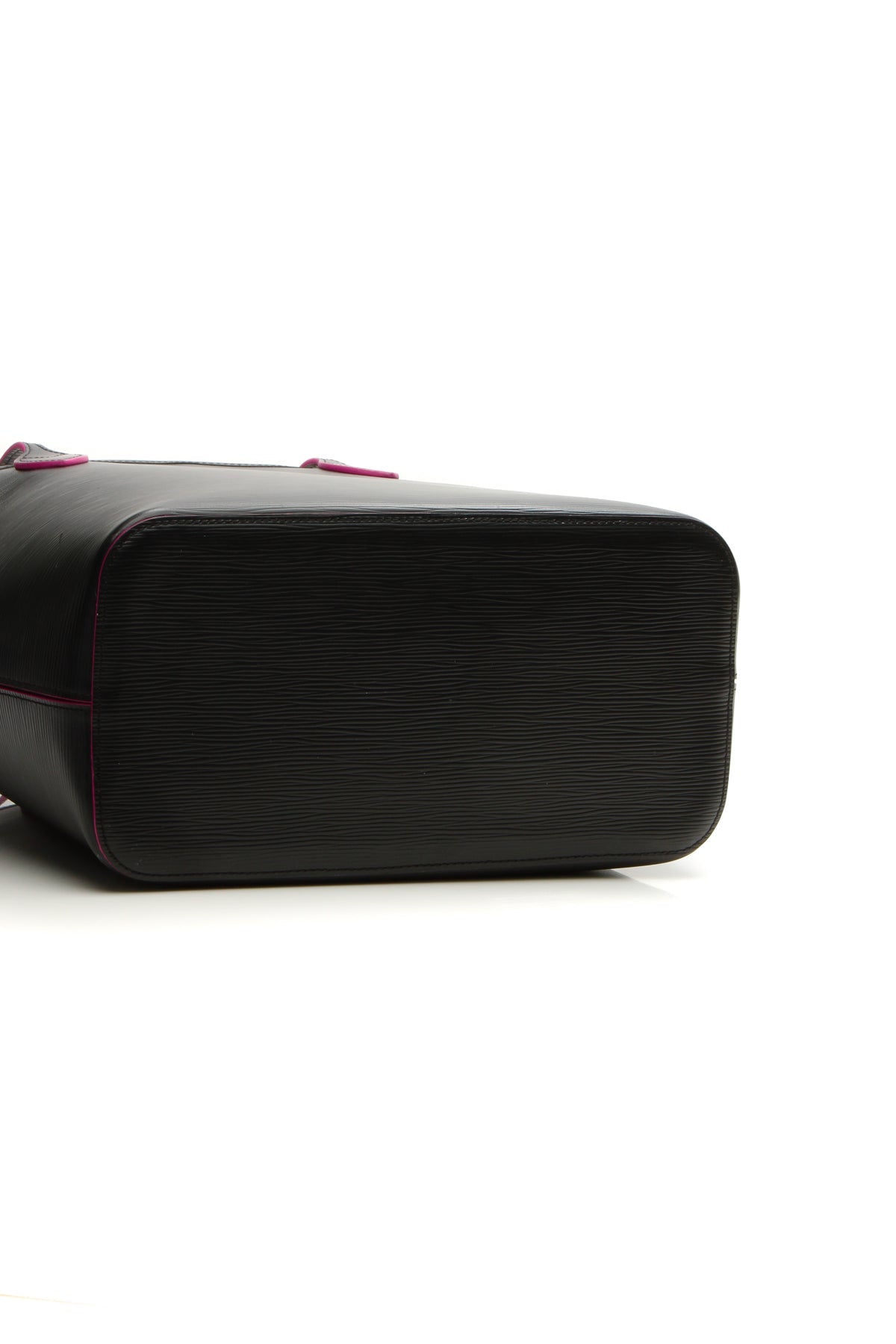 Epi Neverfull MM Bag - Noir/Hot Pink