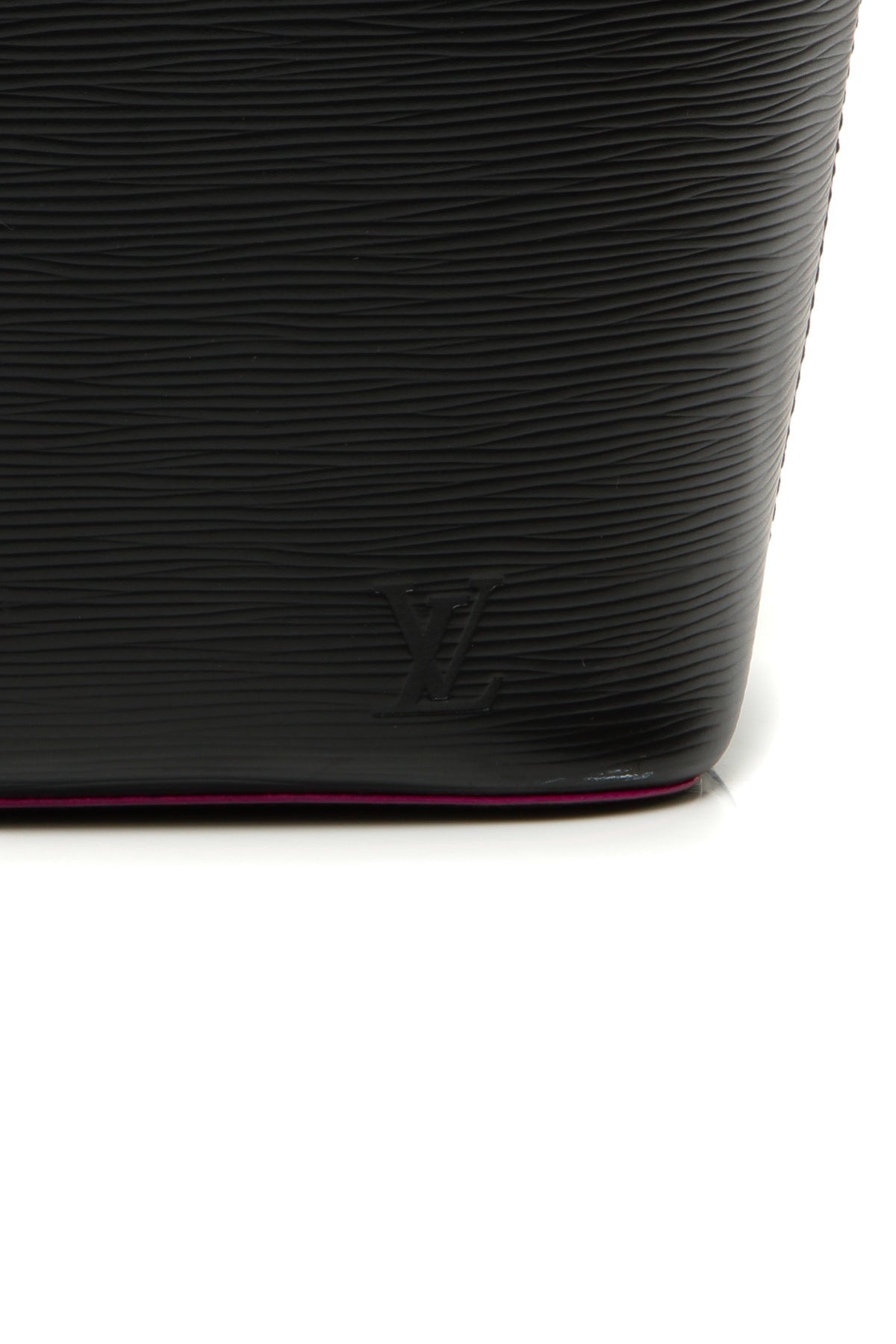 Epi Neverfull MM Bag - Noir/Hot Pink