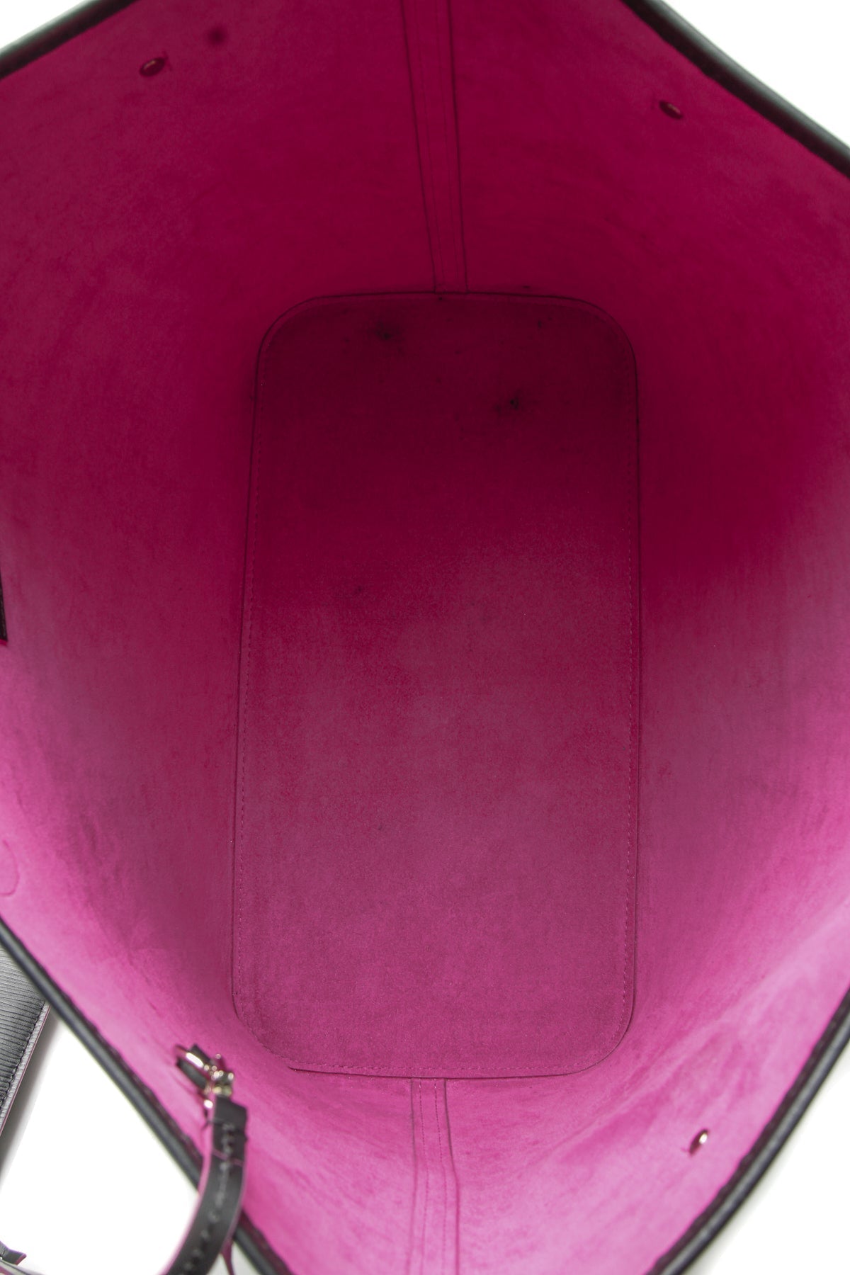 Epi Neverfull MM Bag - Noir/Hot Pink