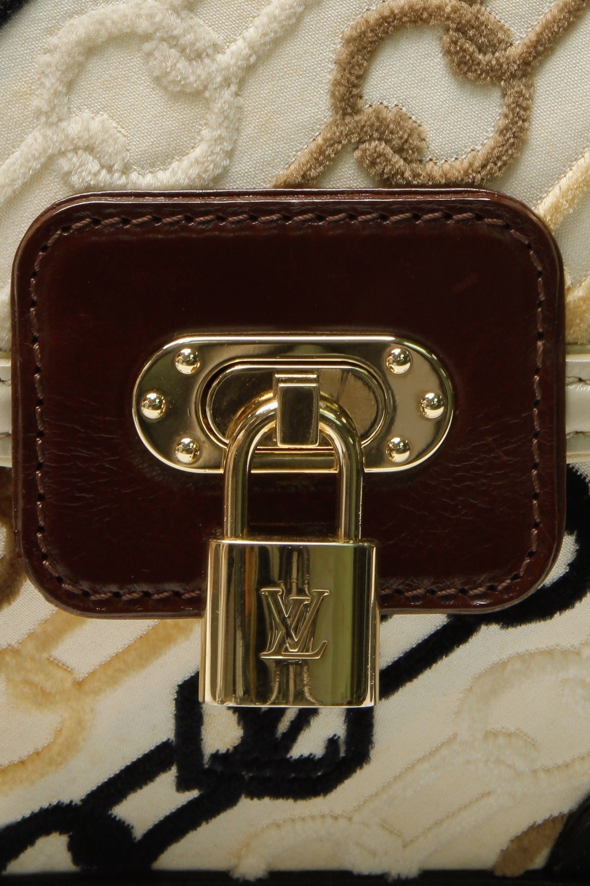 Rabat Chain Pochette Bag - Cream/Black