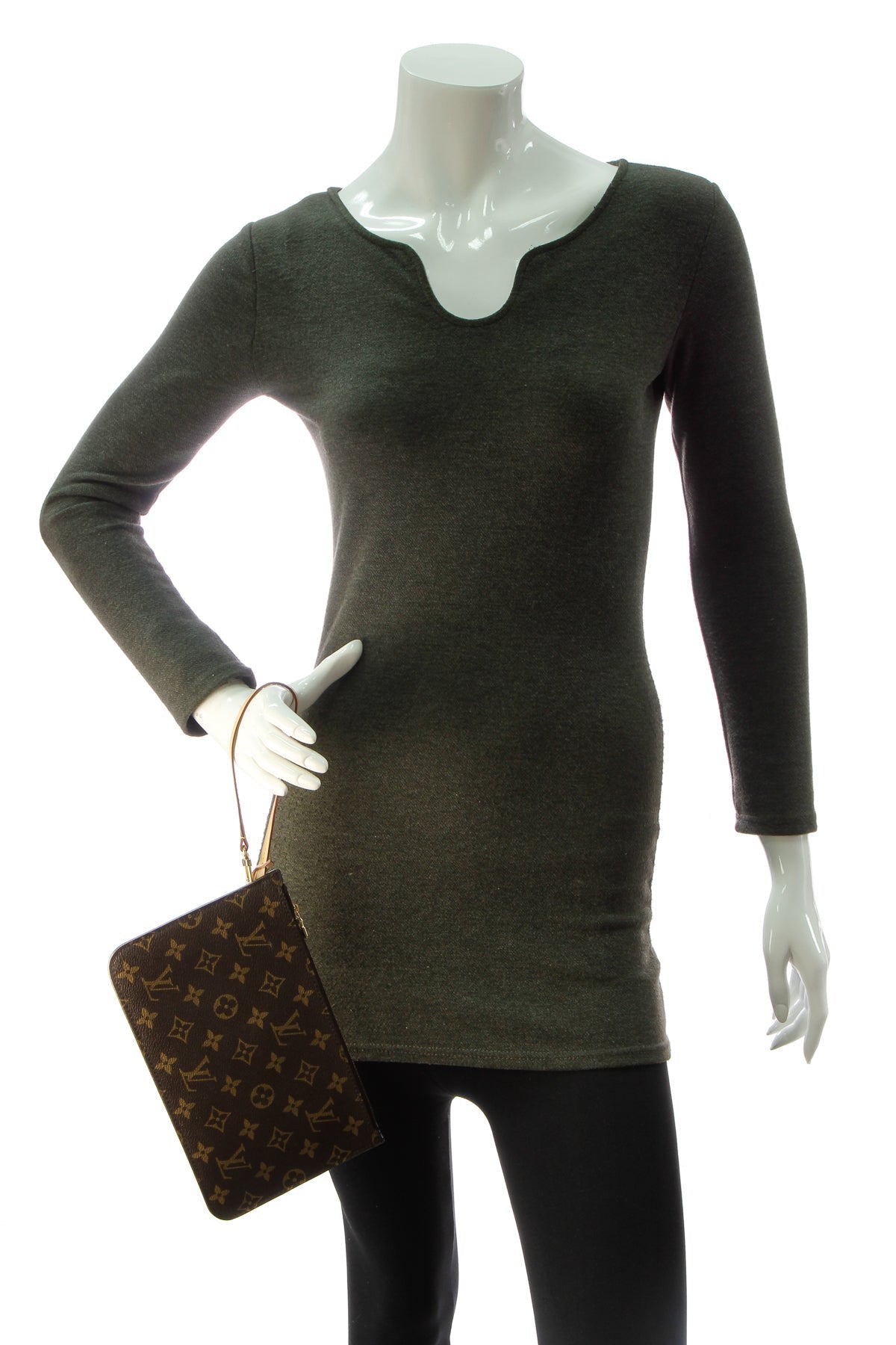 Neverfull Pouch Wristlet Bag - Monogram