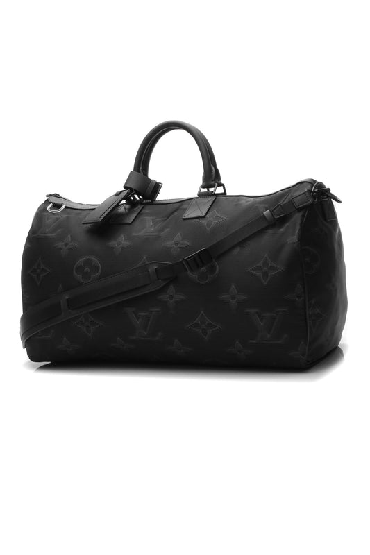 Reversible Keepall Bandouliere 50 Travel Bag - Black/Green