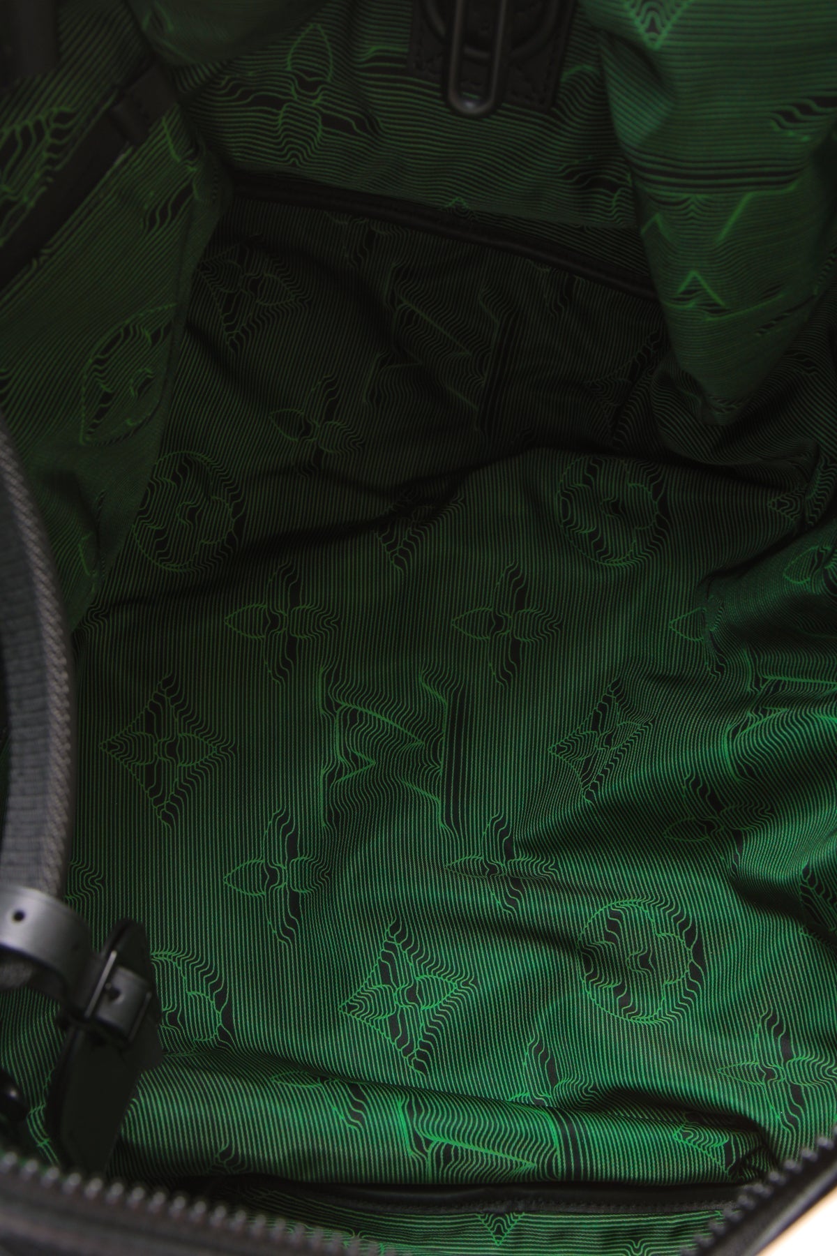 Reversible Keepall Bandouliere 50 Travel Bag - Black/Green