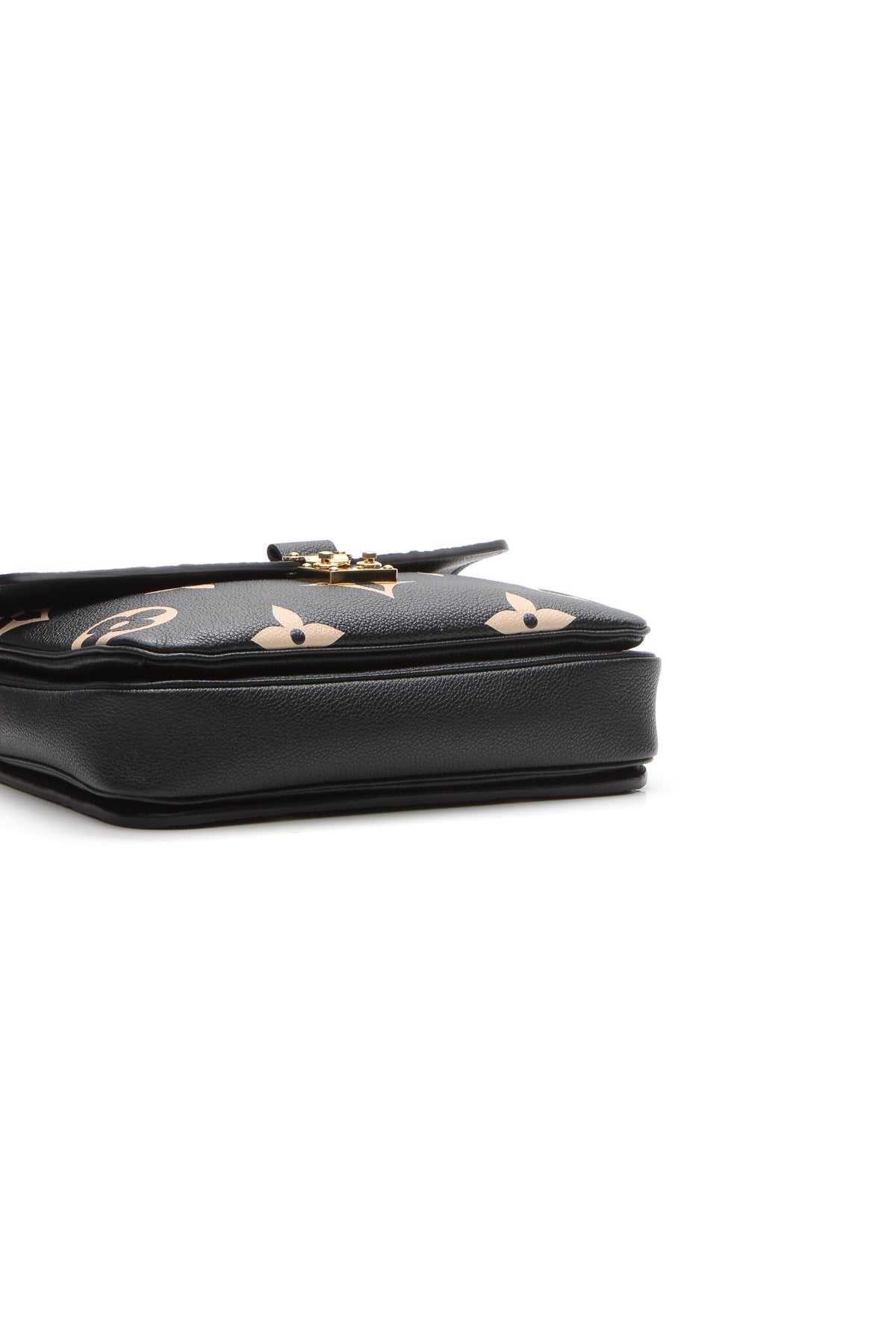 Bicolor Empreinte Pochette Metis Bag - Black/Beige